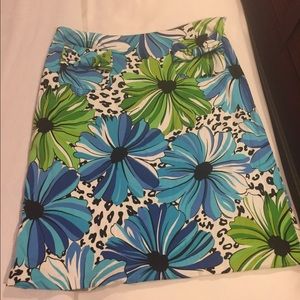 Beautiful green and blue skirt!