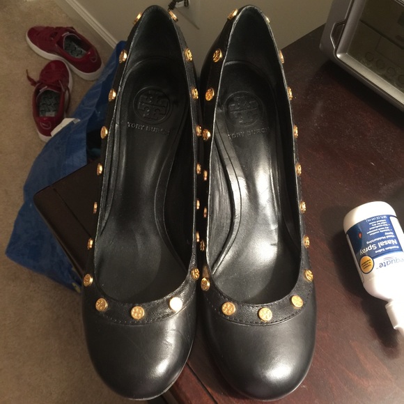 Tory Burch with two inch wooden heels!