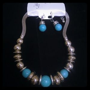Turquoise Necklace Set