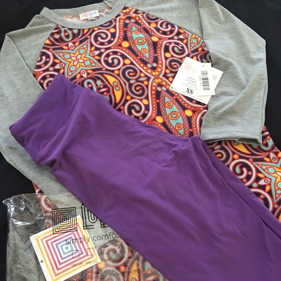 LuLaRoe Xsmall Randy & OS leggings-NWT