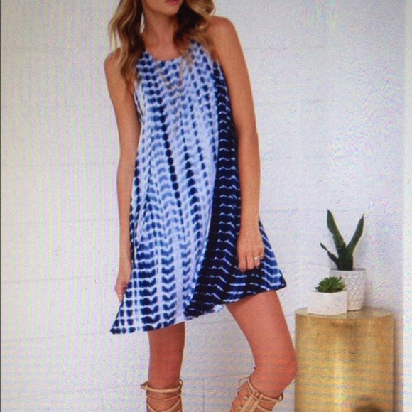 🚫 SOLD OUT 💙Blue & White Sundress- Size S- NIP💙 - Picture 2 of 4