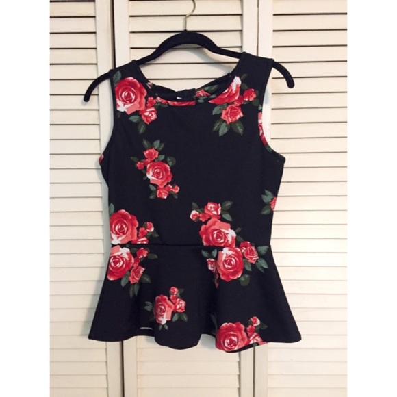 floral peplum