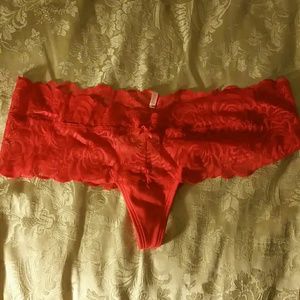 Victoria Secret, Pink, L, extra low rise cheekster