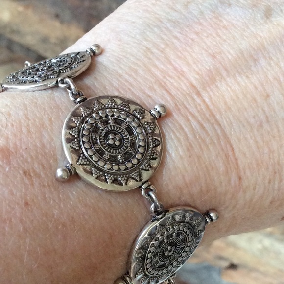 Lucky Brand Tribal Coin Bracelet - Picture 2 of 4