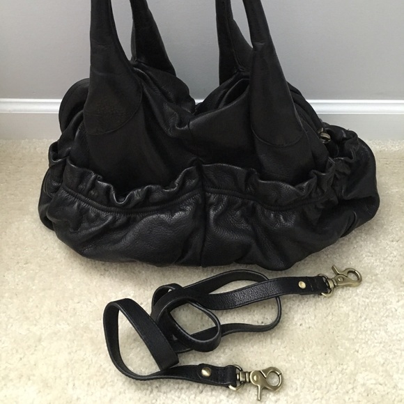 Black leather purse!