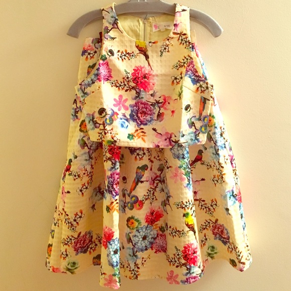 Amazing two piece set. Skirt and crop top