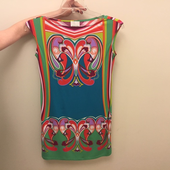 Colorful shift dress