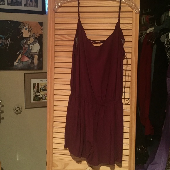 Forever 21 Purple Romper