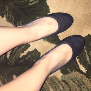 Black Stripped Wedges