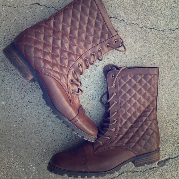 Dark brown boots