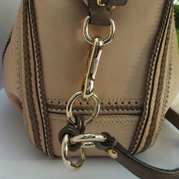 Coach Madison Pinnacle Lilly Leather Satchel - Picture 3 of 4