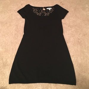Black sweater dress