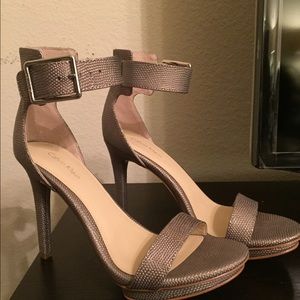 Calvin Klein Vivian Metallic Lizard Shoes