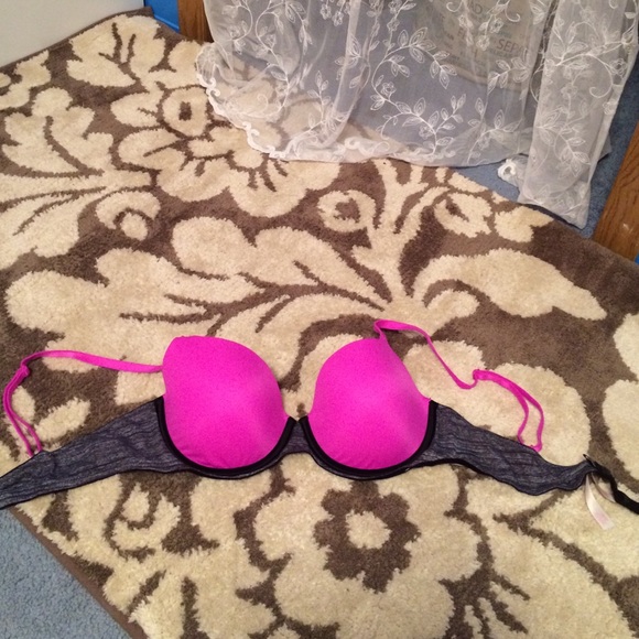 Pink bra