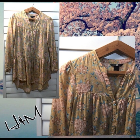 Hi-Lo Flower Tunic H&M