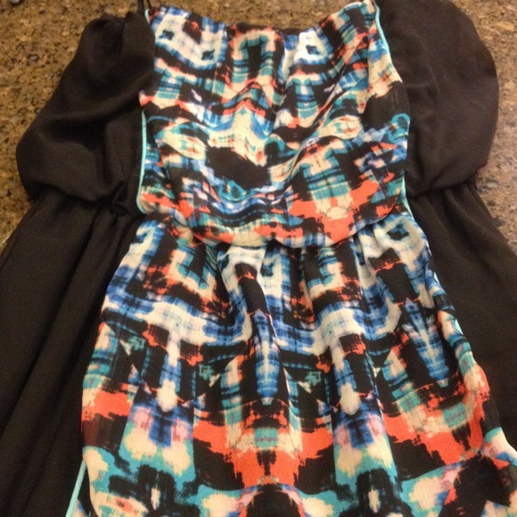 Long strapless dress - Picture 1 of 3