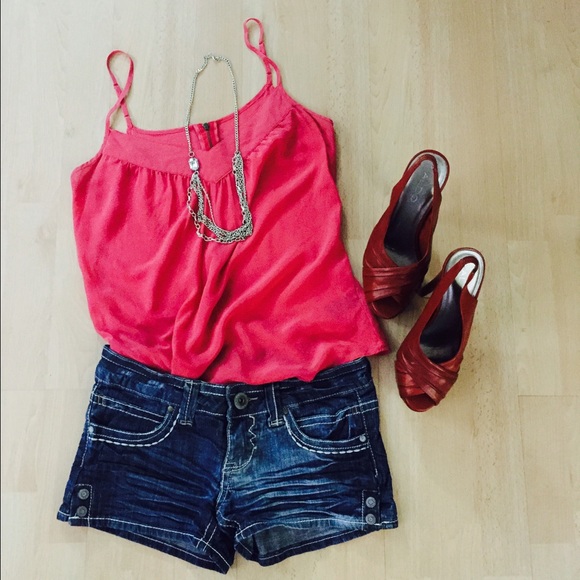 Denim shorts