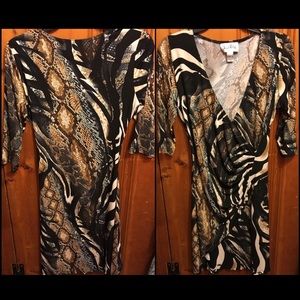 Joseph Ribkoff Animal Print Dress