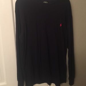 Polo navy long sleeve shirt