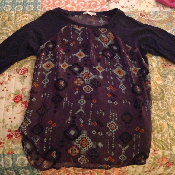 Cute three quarter length t-shirt!