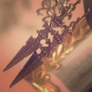 Dagger earrings