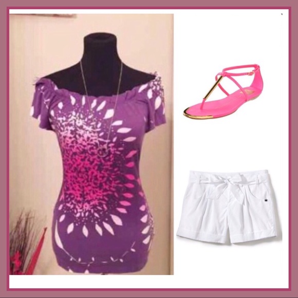 Armani Exchange Summer Print Top - Picture 1 of 5
