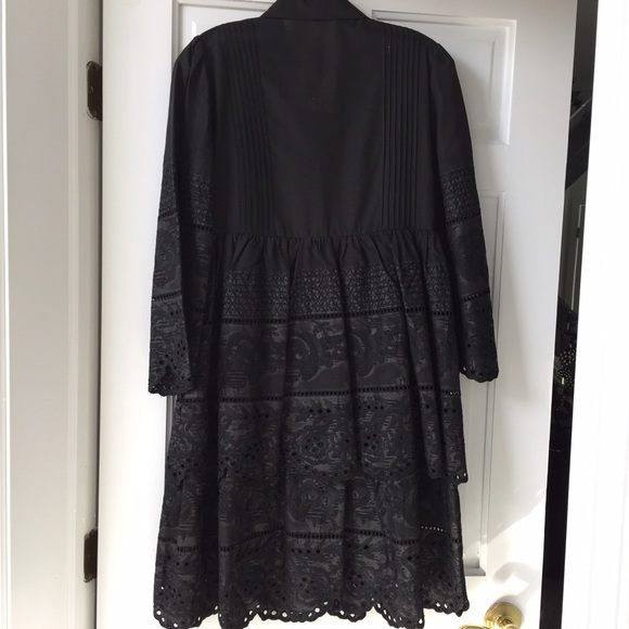NWT Designer black dress with lots of detail! - Picture 3 of 4