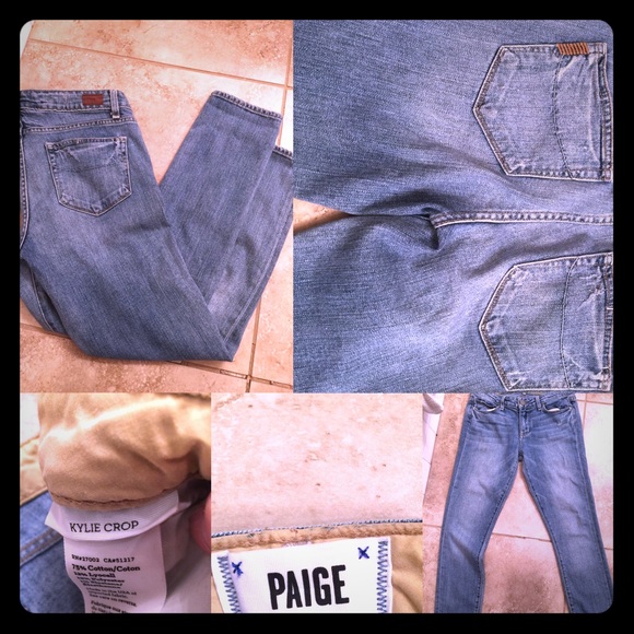 Paige denim Kylie cropped super soft jeans