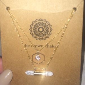 Layered Howlite necklace