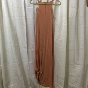 Peach/light pink maxi dress