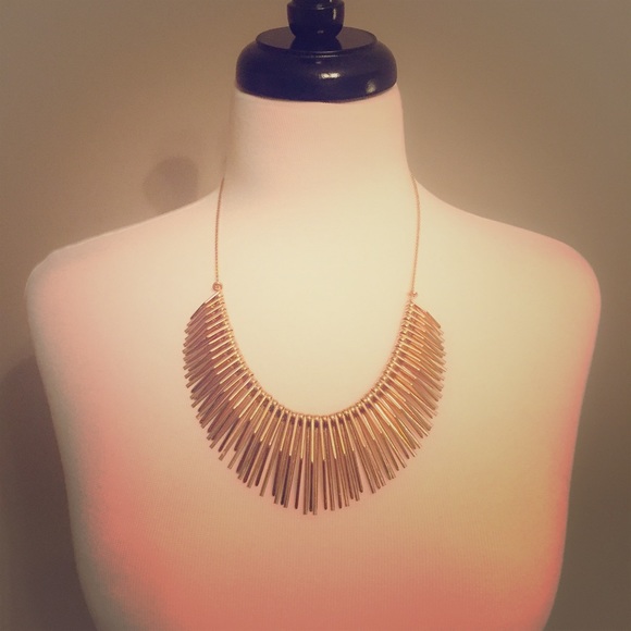 RESERVED. Natasha Statement Necklace in Gold
