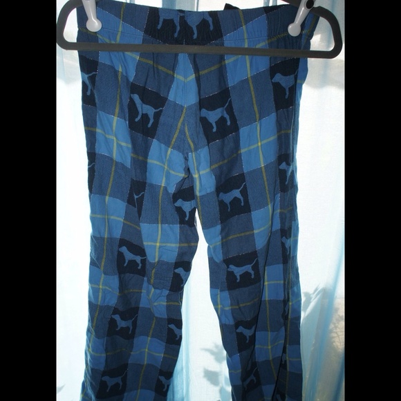 VS PINK blue pajama pants - Picture 2 of 2