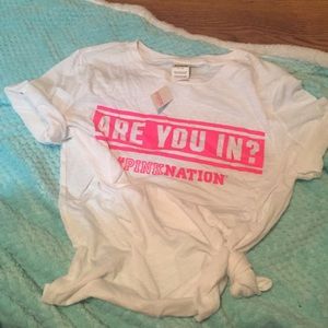 NWT PINK NATION TEE
