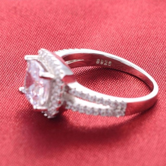 (Size 7) new real silver wedding ring - Picture 4 of 4