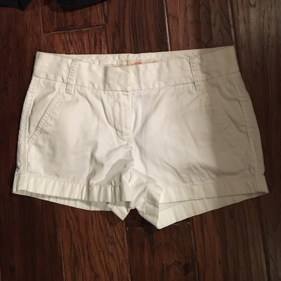 J.crew white chino shorts