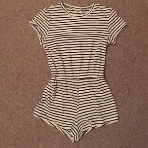 American Apparel Stripe Romper