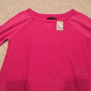 American Eagle Outfitters Long Pink Sweater