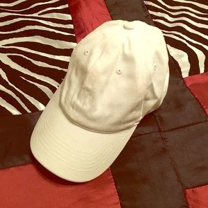 Solid White Baseball Cap