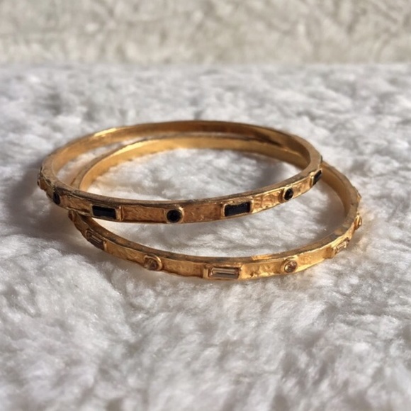 Gold Bangle Set - Picture 2 of 2