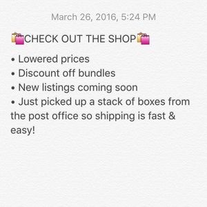 🎀CHECK OUT THE SHOP🎀