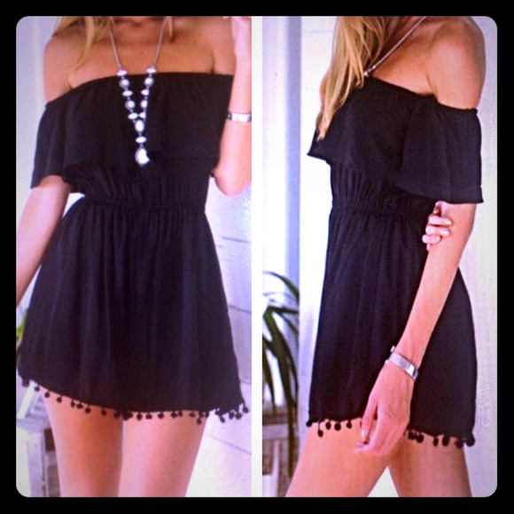 Boutique Dresses & Skirts - 🚫SOLD OUT🚫♠️ Black Off Shoulder Dress-Size M-New