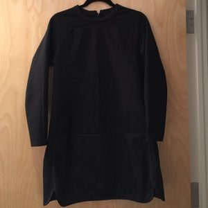 Stretch sweatshirt dress