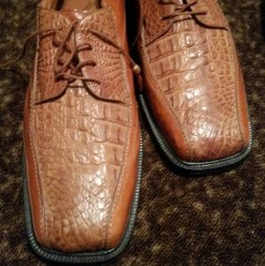 Men's genuine crocodile shoes