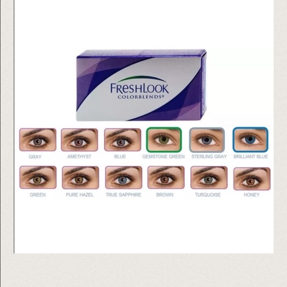 makeup contacts honey and