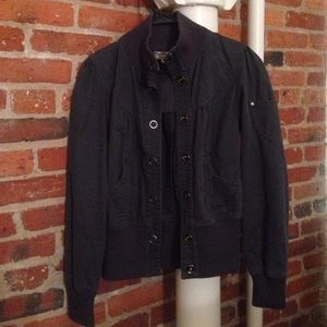 Vintage grey bomber jacket