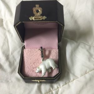 Juicy couture polar bear charm