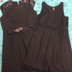 Black dress bundle + belt