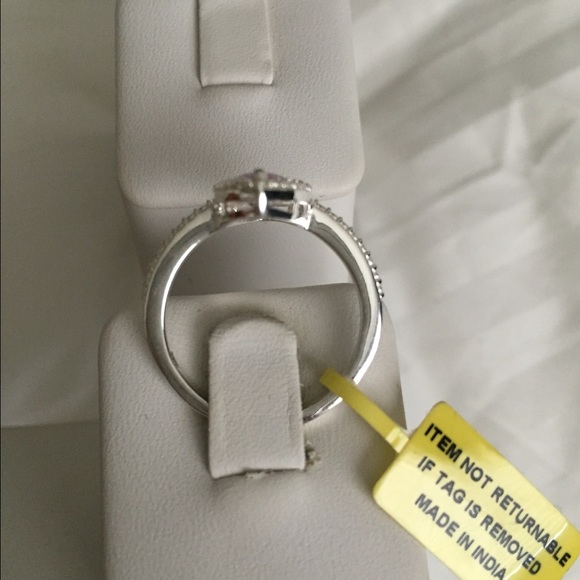 Rose amethyst 925 ring - Picture 2 of 3