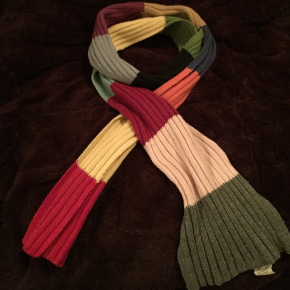 Colorful winter scarf