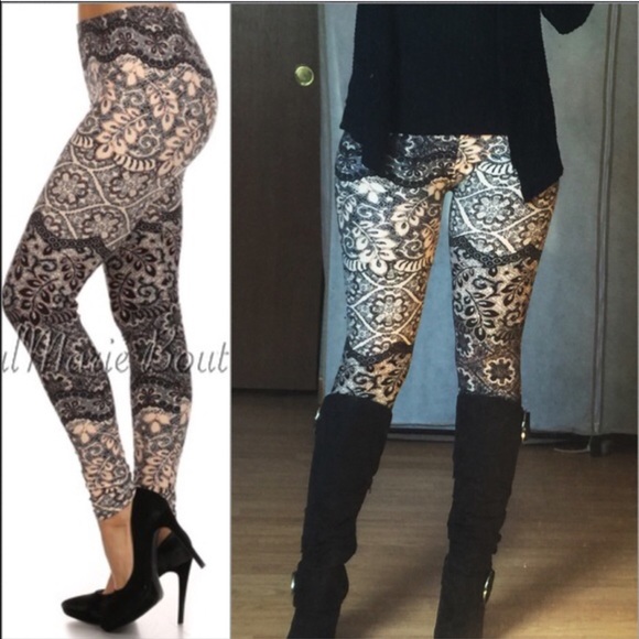 ValMarie Boutique Pants - 🆕 SOFTEST EVER SPRING LACE PRINT LEGGING